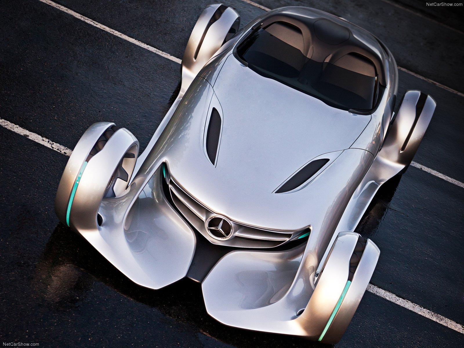 Mercedes Benz Silver Arrow Concept cars 2011 wallpaperx1200