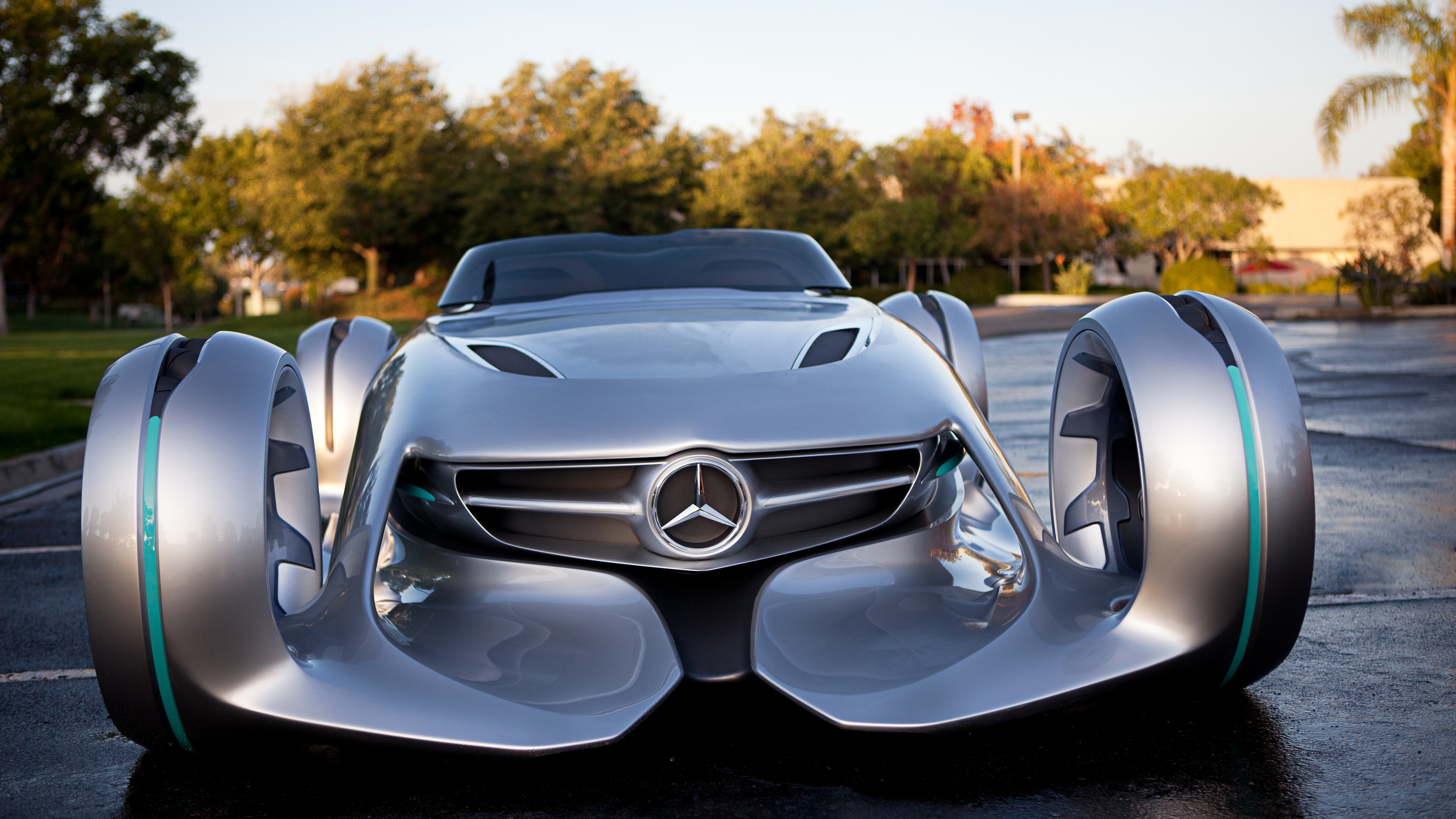 Full HD 1080p Mercedes Benz Silver Arrow Wallpaper Free Download