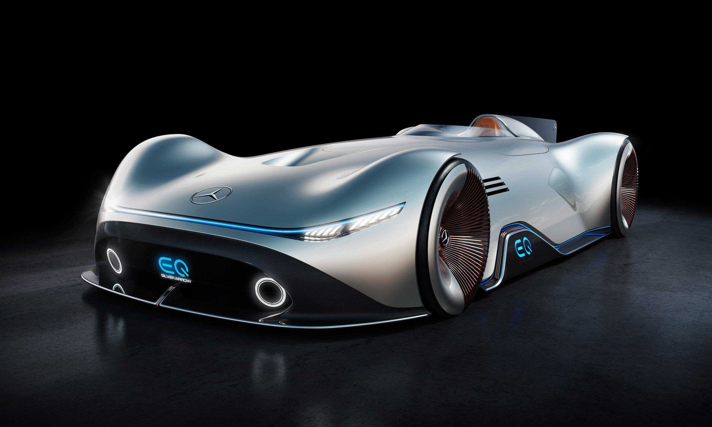 Mercedes' EQ Silver Arrow Mixes Tech With Old Timey Racing