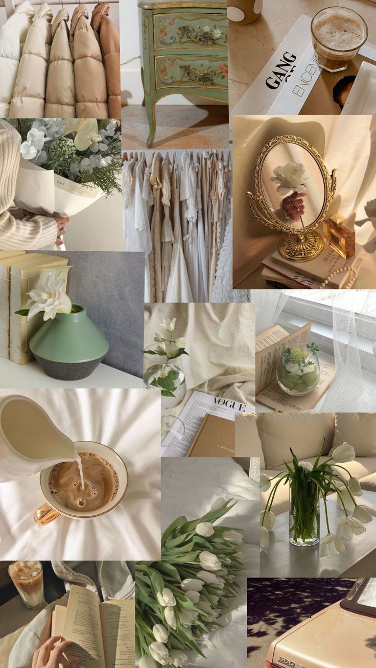 aesthetic beige and green wallpaper. White instagram theme, iPhone wallpaper green, Dark green aesthetic