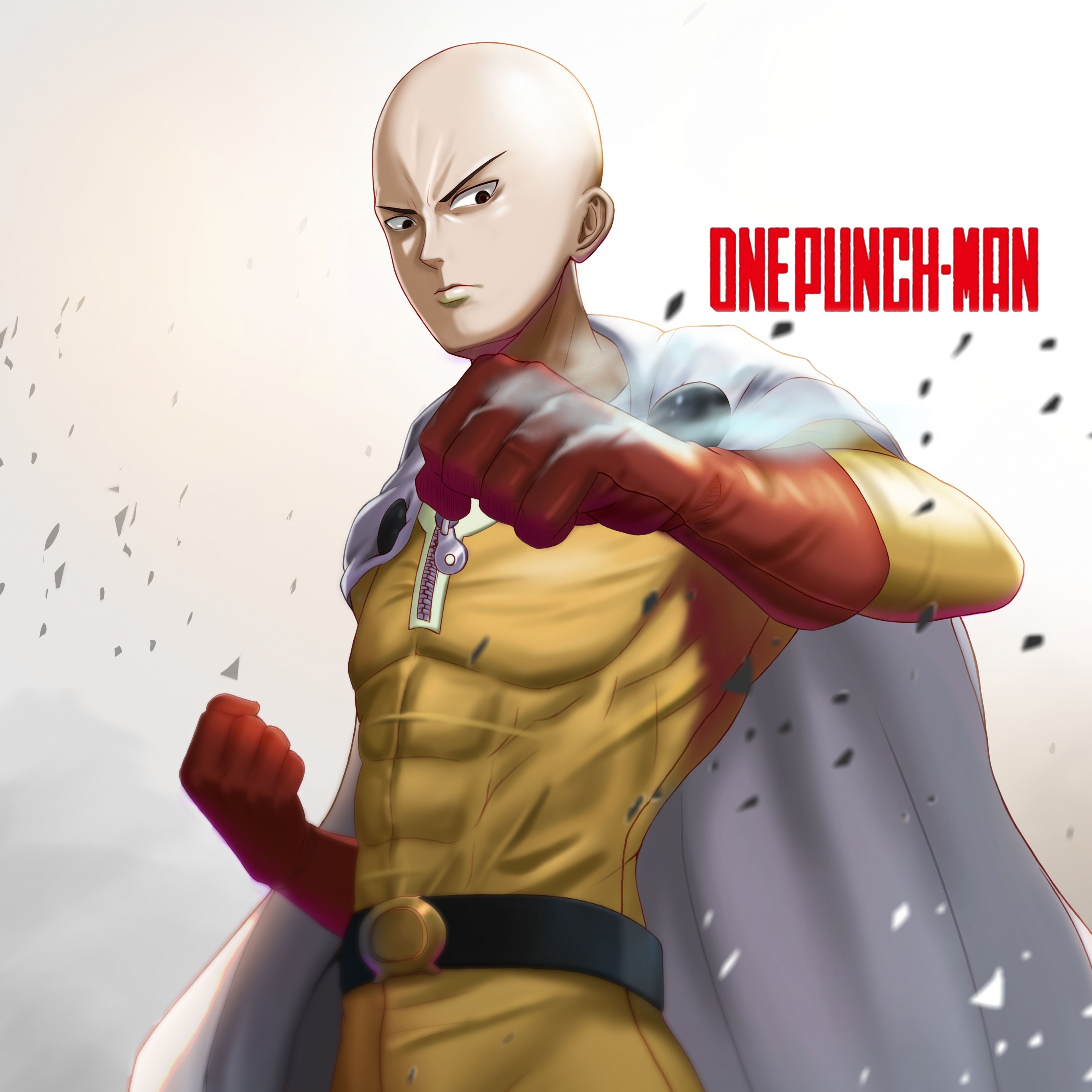 Saitama Wallpaper 4K, One Punch Man, Anime