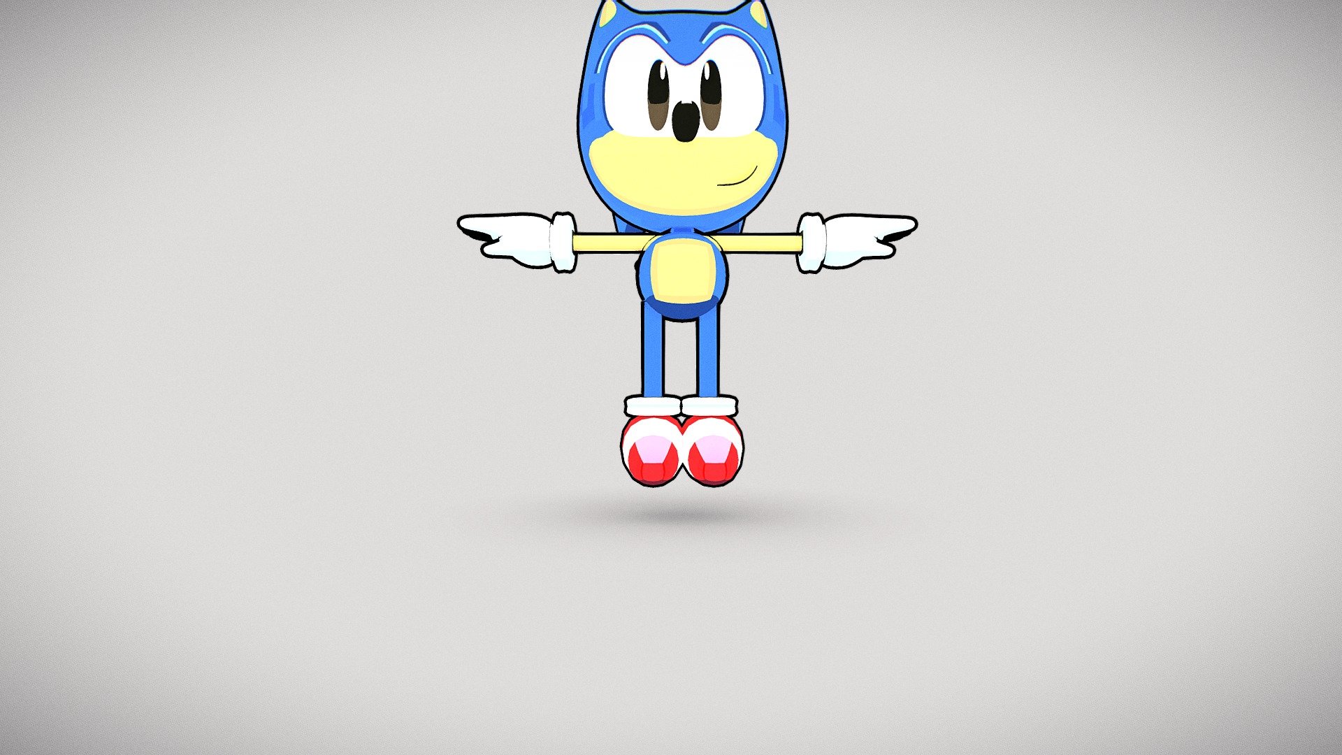 SONIC ORIGINS Free 3D model by vale 3D models low poly [2b8d3D7]