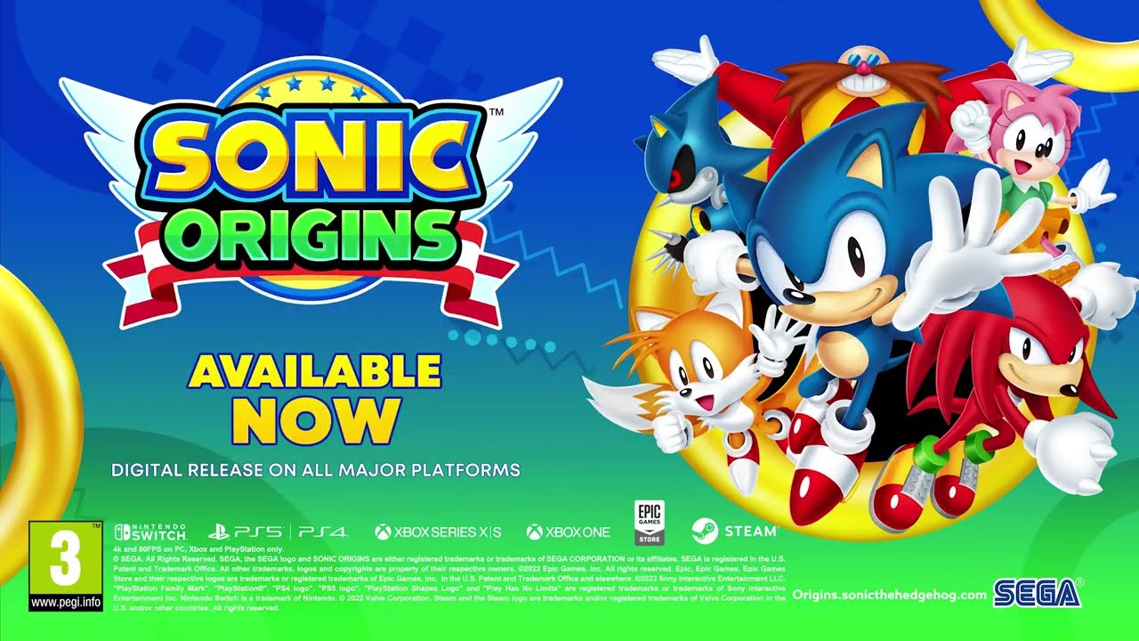 Sonic Origins is out now on PC and consoles