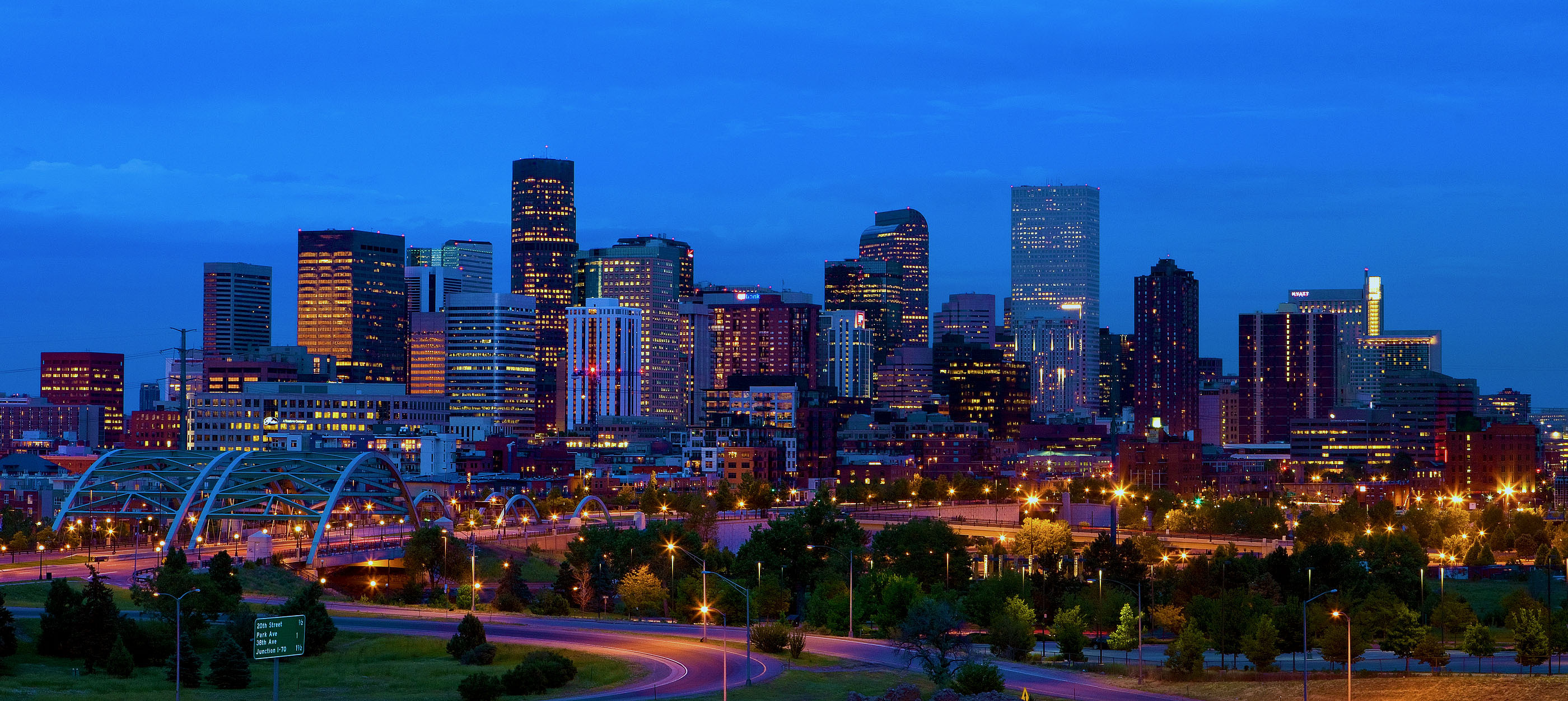 Usa Denver Colorado skyline wallpaperx1251