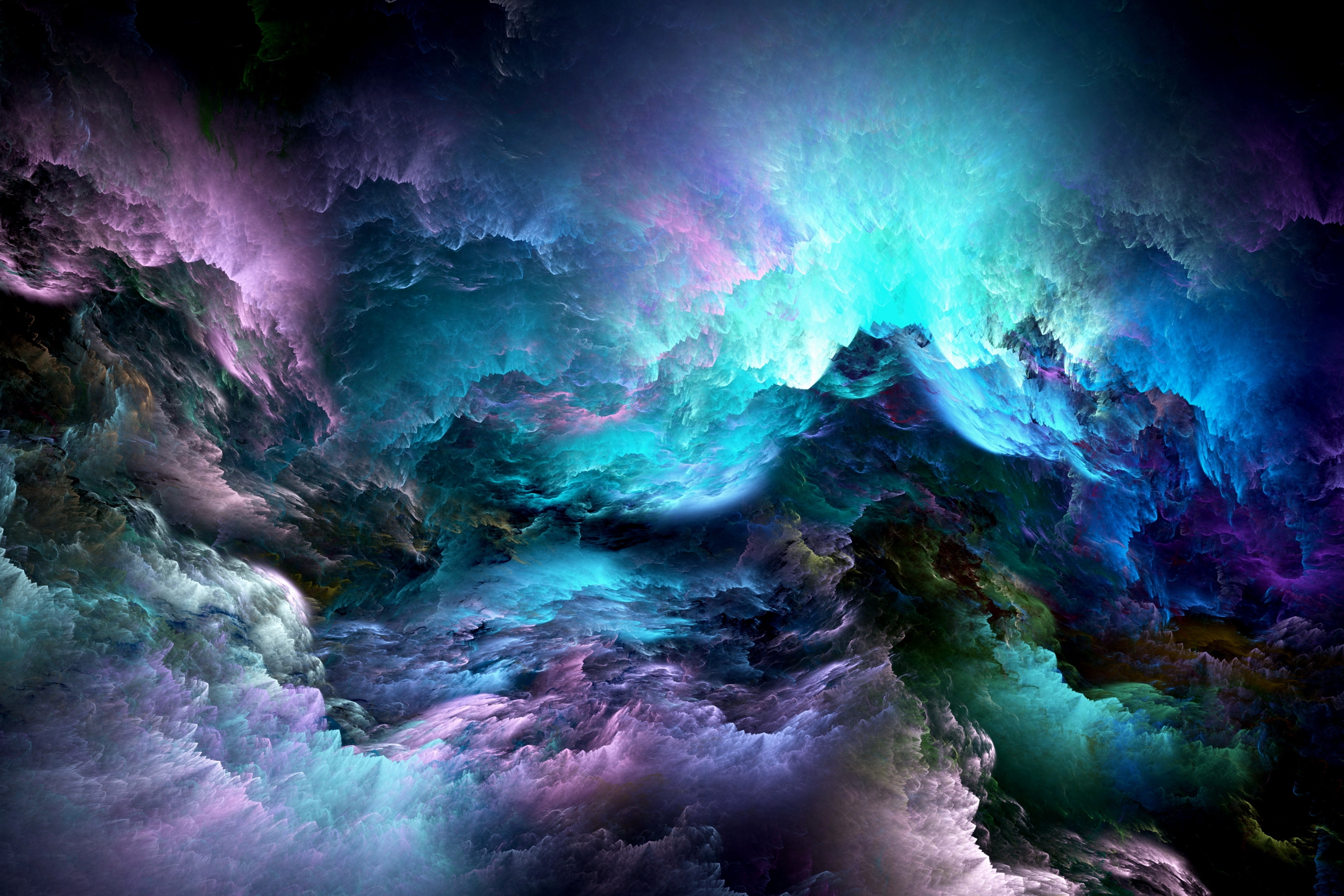 Wallpaper, 6000x4000 px, abstract, clouds, fractal 6000x4000