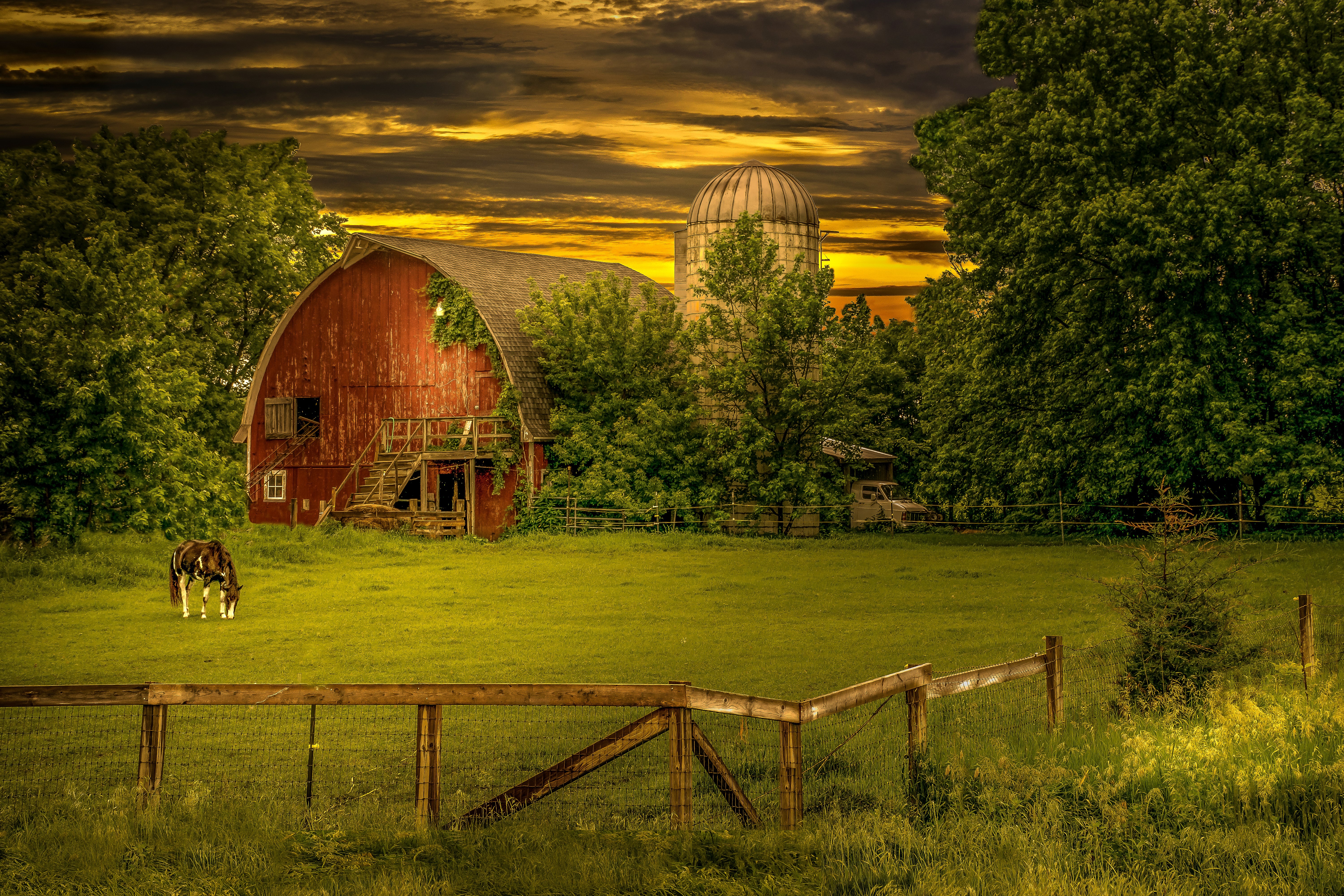 barn, High Definition Background 6000x4000 Gallery HD Wallpaper