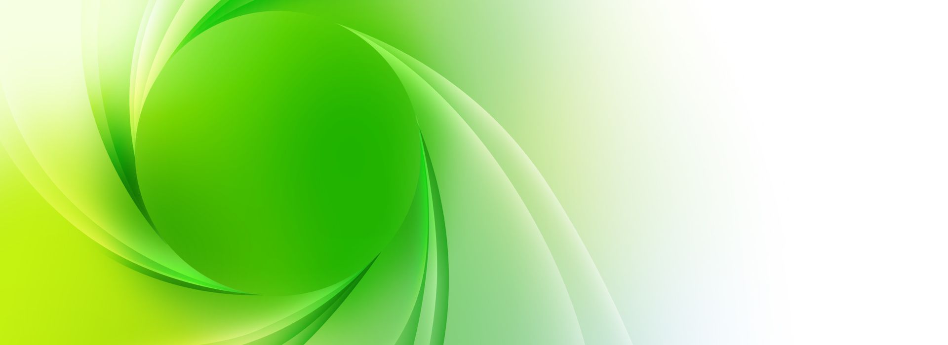 green banner design