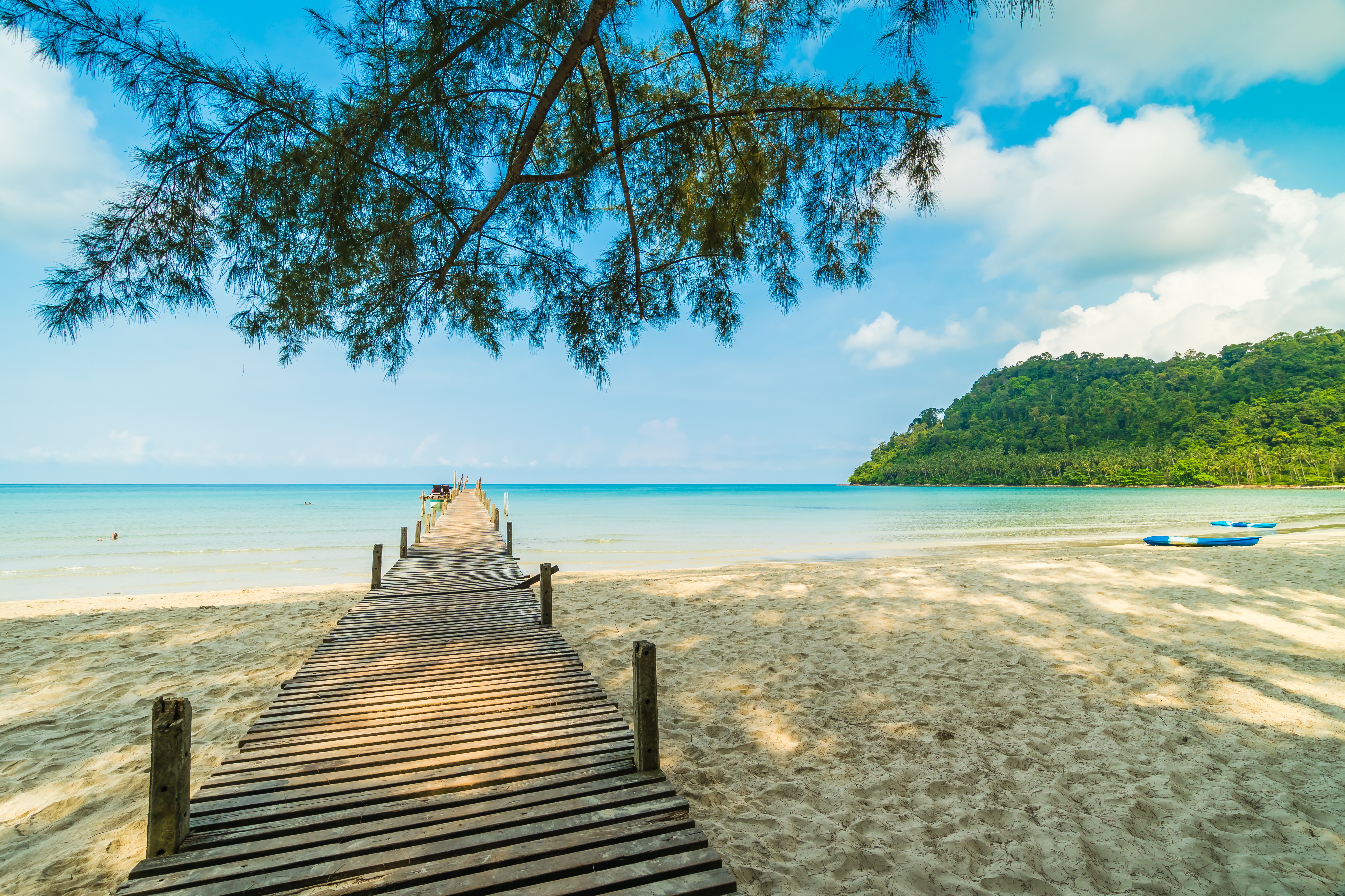 Desktop Wallpaper Beach Sea Nature Marinas 6000x4000