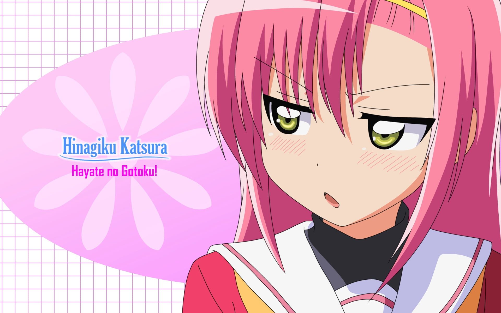 Hinagiku Katsura anime character hayate no gotoku katsura hinagiku #girl pink hair #disturbance P #wallpaper. Character wallpaper, Anime, Red hair girl anime