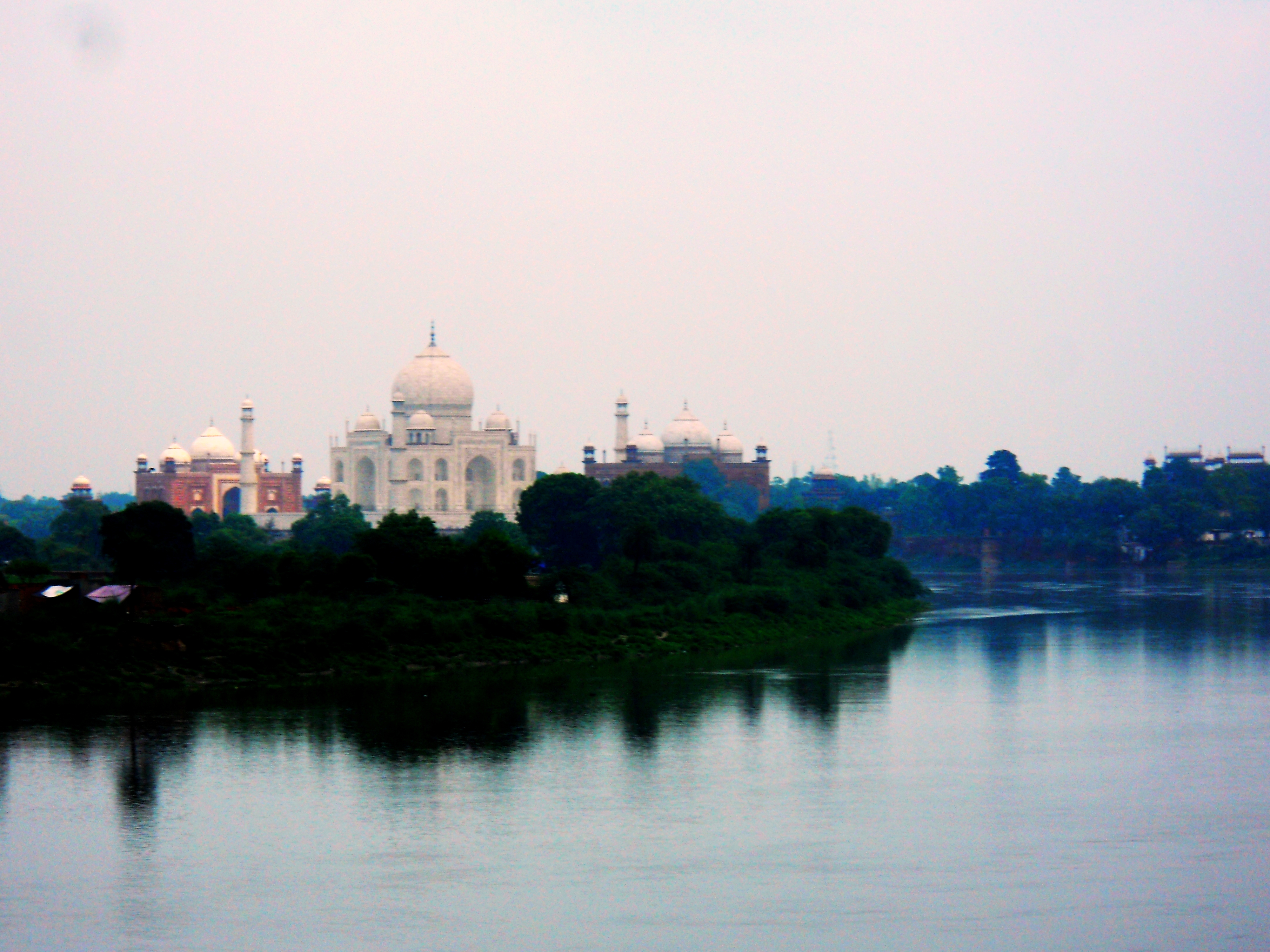 Taj Mahal by the Yamuna River