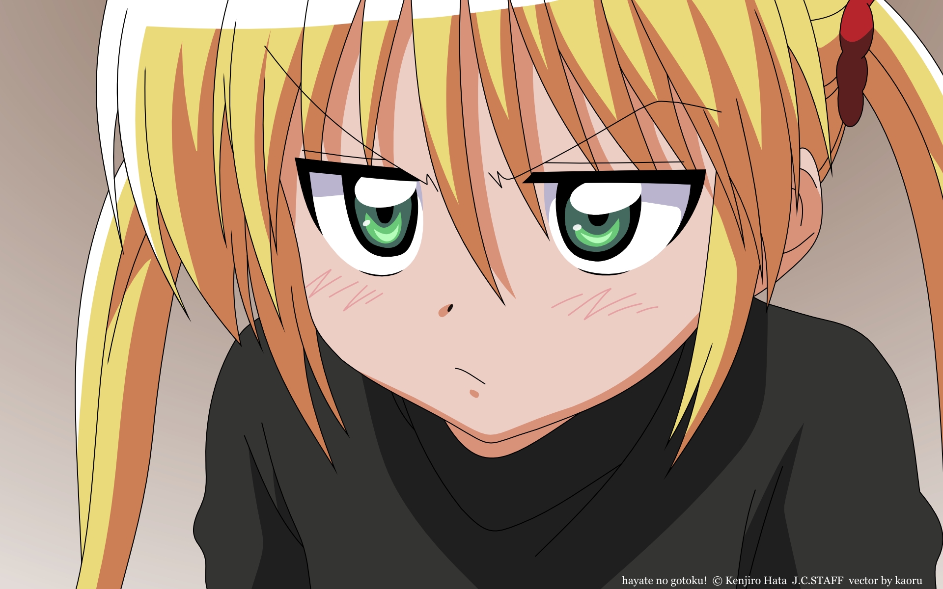 Wallpaper, Hayate no Gotoku, Sanzenin Nagi, girl, blonde, disturbance 1920x1200