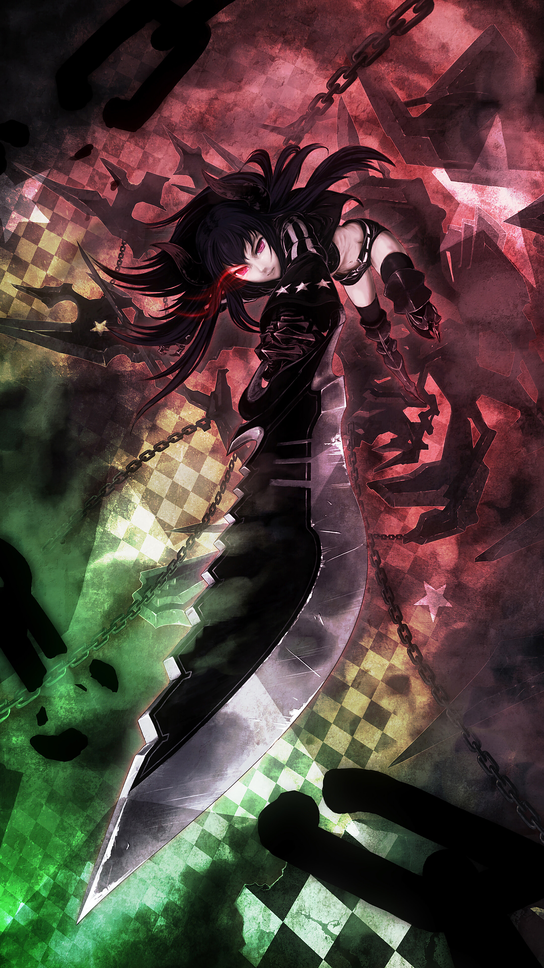 Anime, Girl, Sword, Fantasy, Black Gold Saw HD Gallery HD Wallpaper