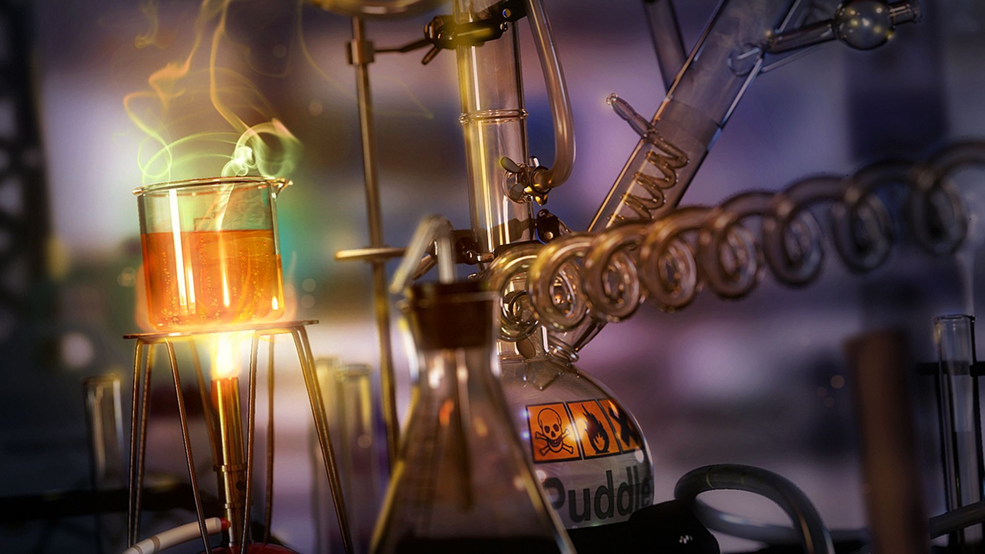 baby it`s chemistry. Chemistry, Wallpaper, Edison light bulbs