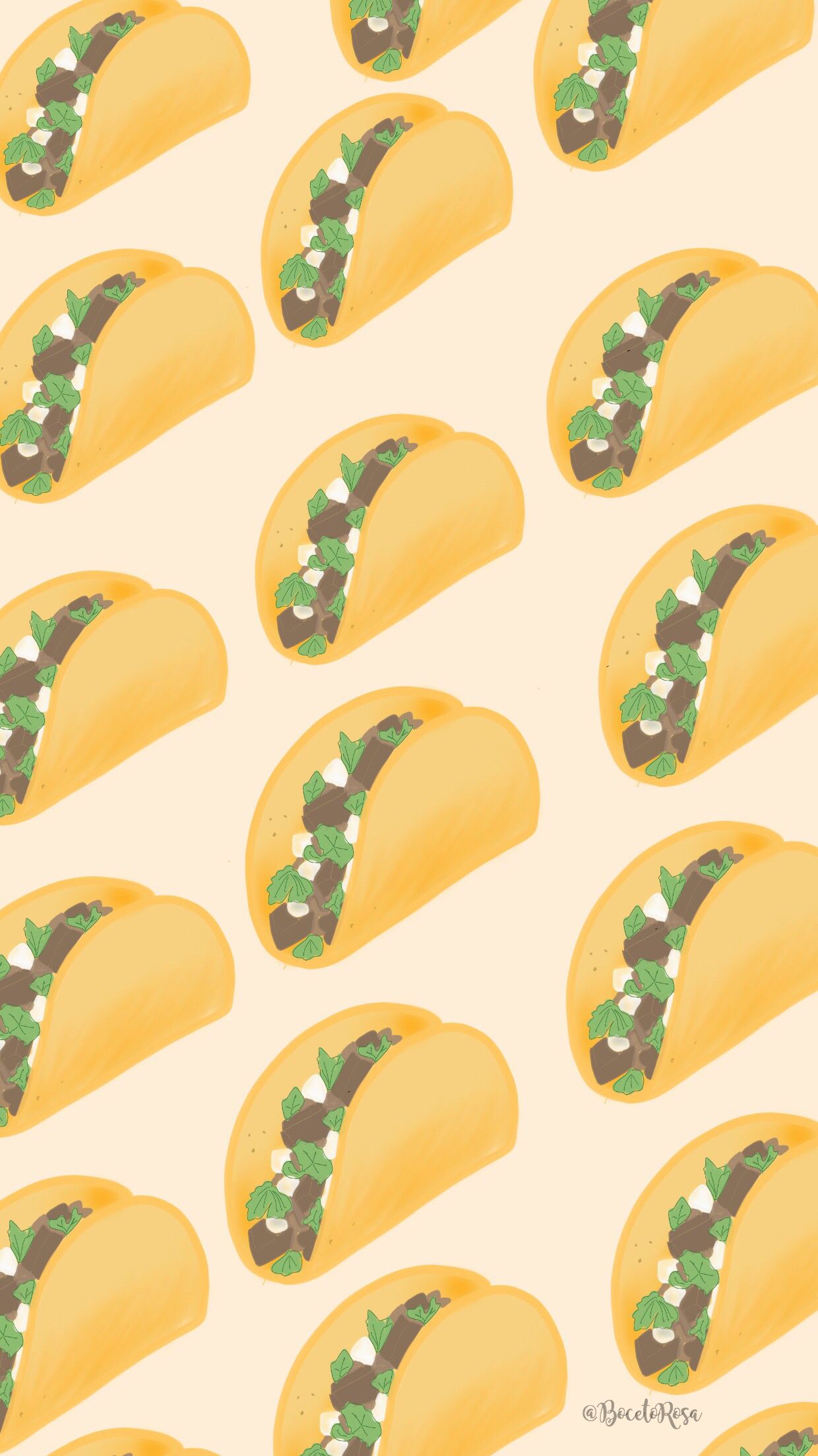 iPad Wallpaper Taco