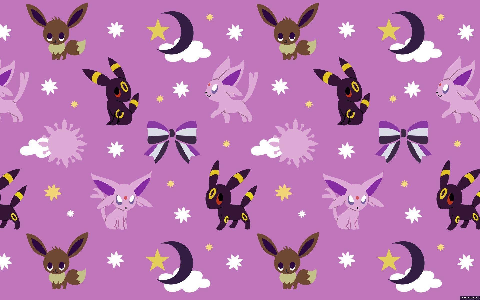 Eevee Espeon Umbreon Wallpaper
