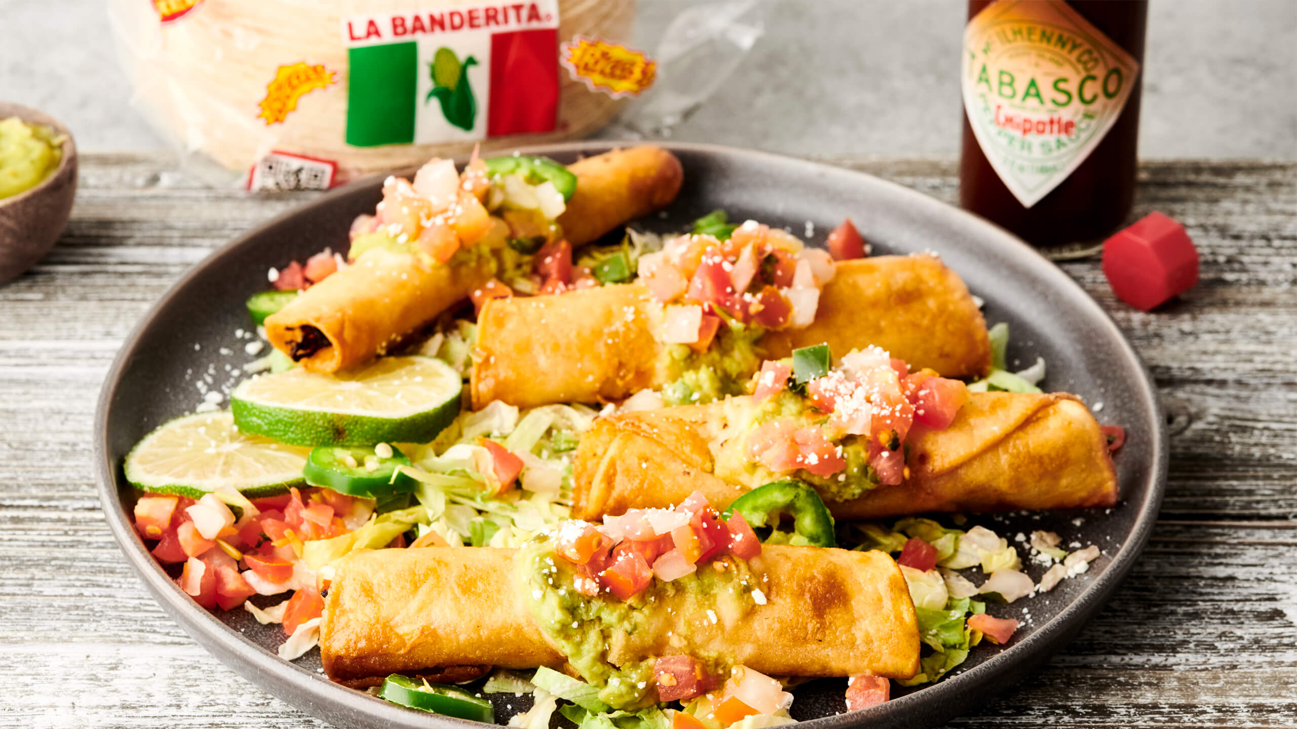 Chicken Taquitos. TABASCO® Recipes