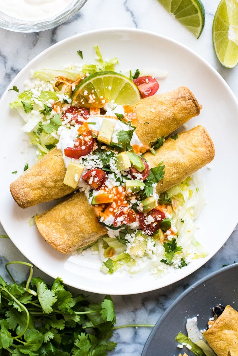 Baked Chicken Taquitos Eats {Easy Mexican Recipes}
