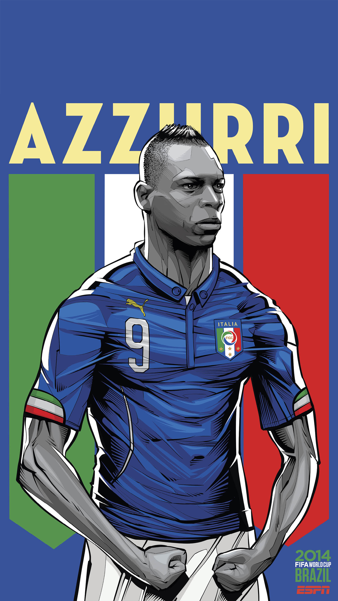 World Cup 2014 Italy htc one wallpaper