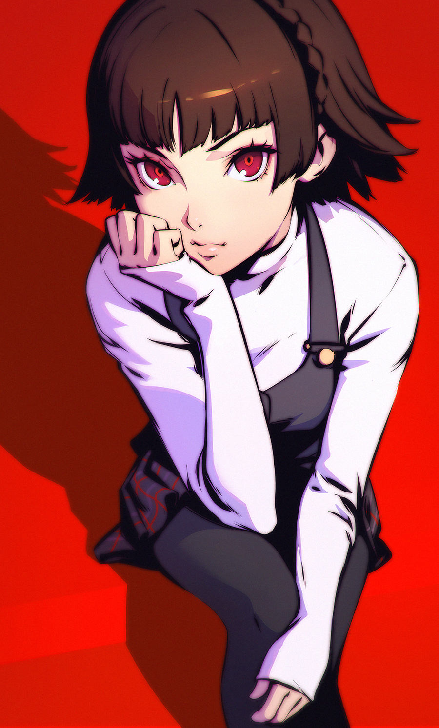 niijima makoto (persona and 1 more) drawn