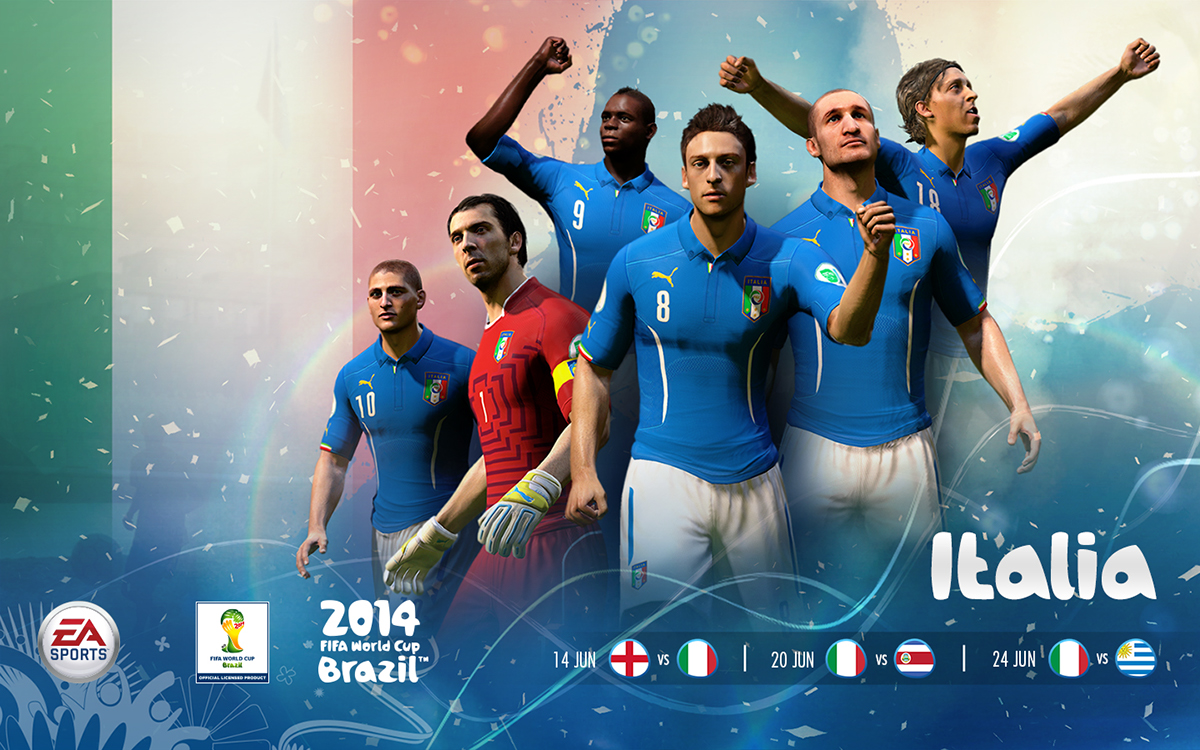 FIFA World Cup 2014 Nations Wallpaper