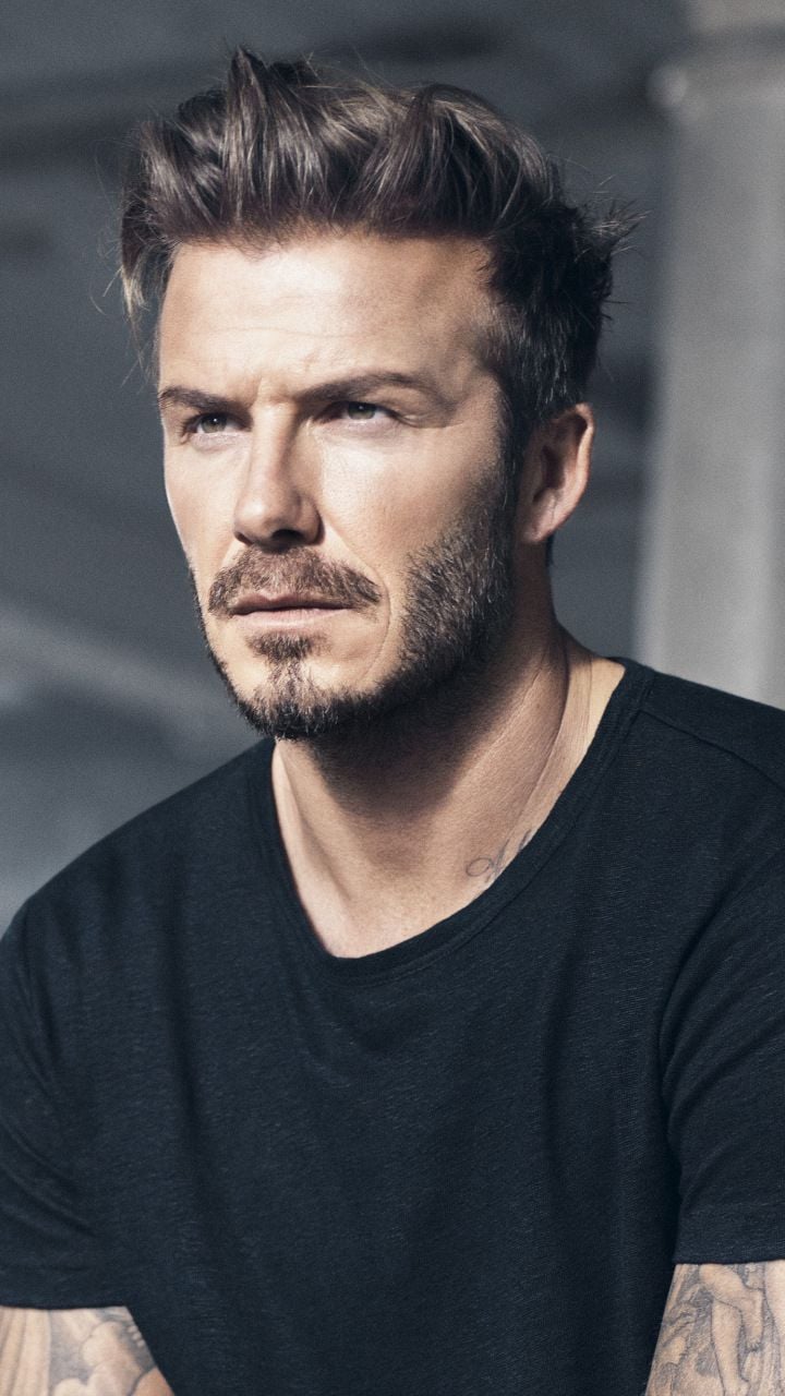 David Beckham, English footballer, celebrity, 720x1280 wallpaper. David beckham hairstyle, David beckham beard, Beckham haircut