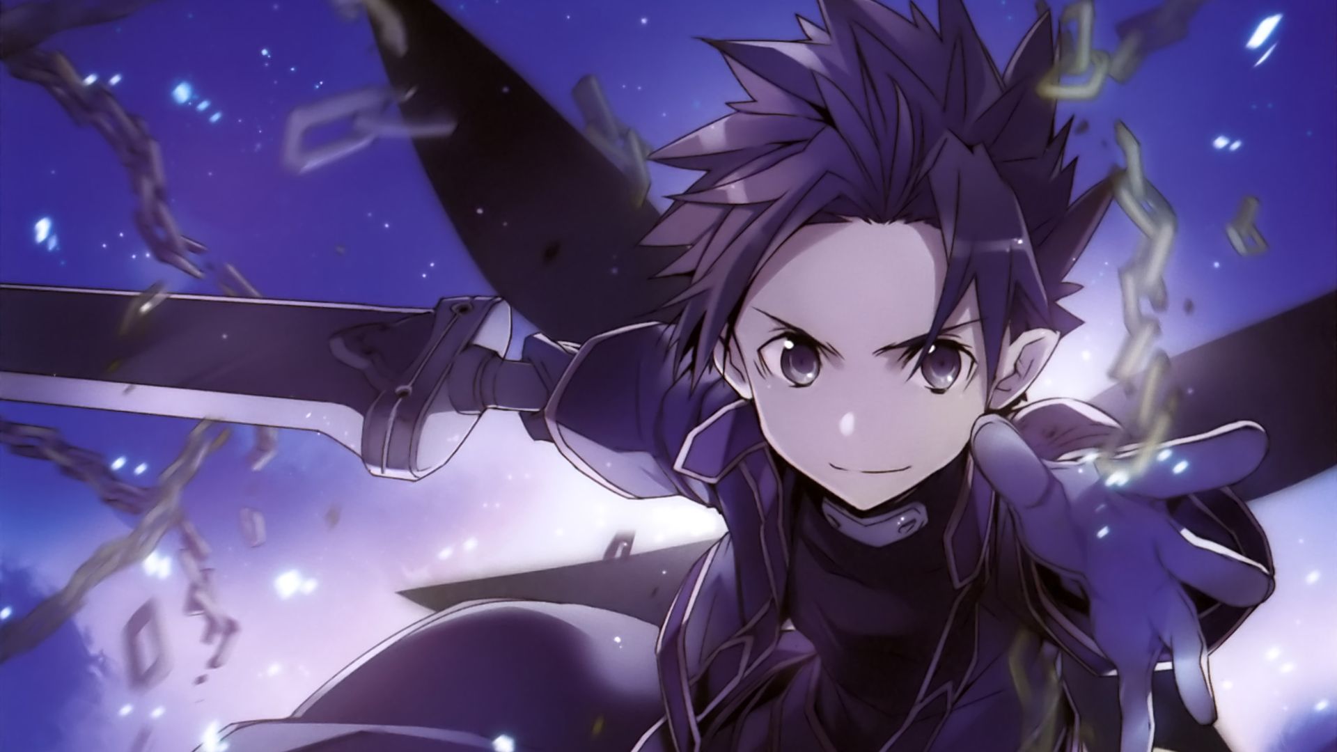 Desktop Wallpaper Kirito, Sword Art Online, Anime, Sao, HD Image, Picture, Background, 3cg8lv