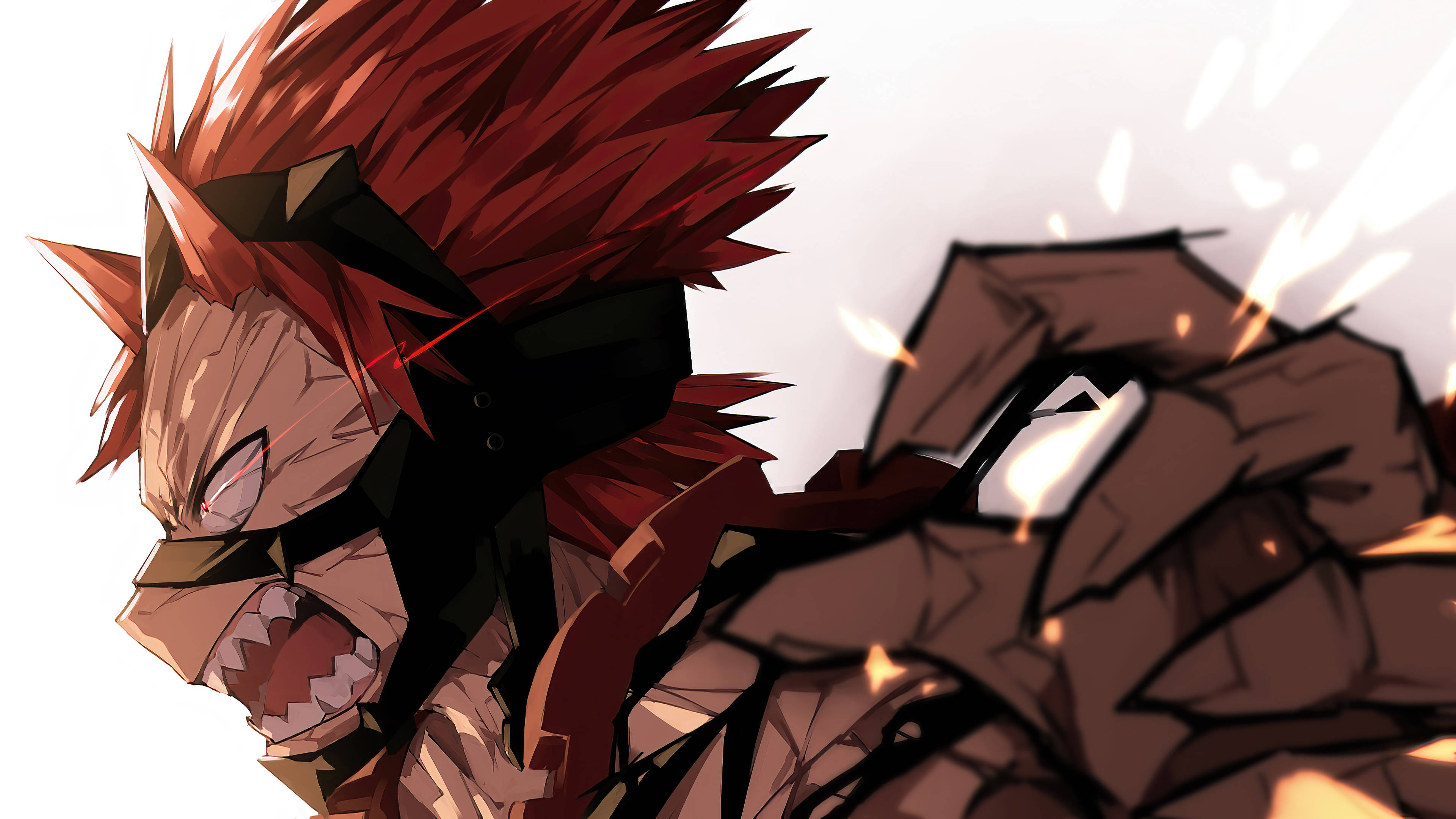 Download Red Riot Eijiro Kirishima Artwork Wallpaper