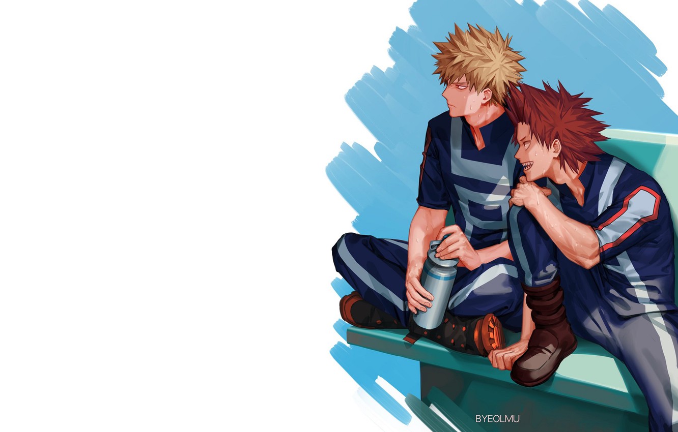 Wallpaper guys, Boku No Hero Academy, My Hero Academy, Bakuga Katsuki, Kirishima, Eijiro image for desktop, section сёнэн