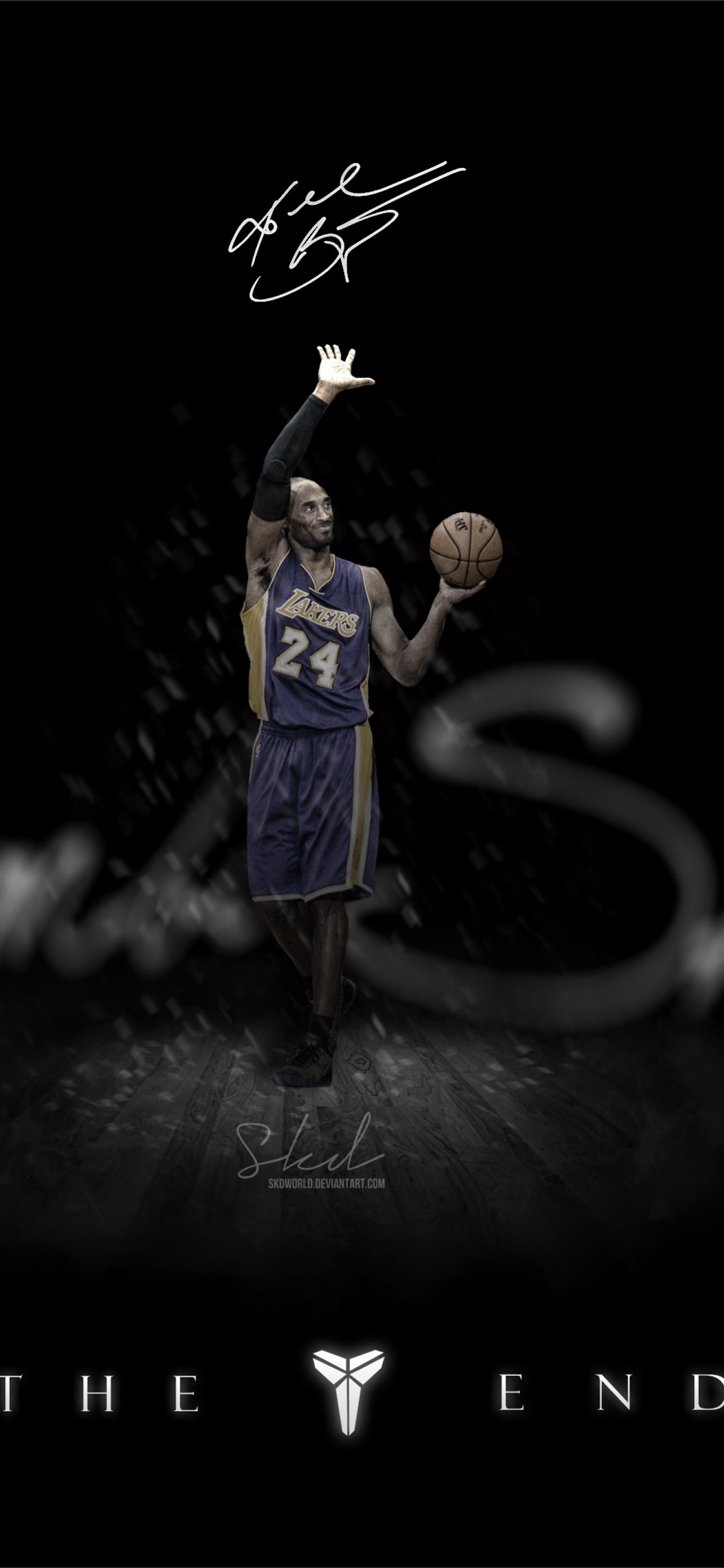 Los Angeles Lakers Kobe Bryant Basketball Player N. iPhone Wallpaper Free Download