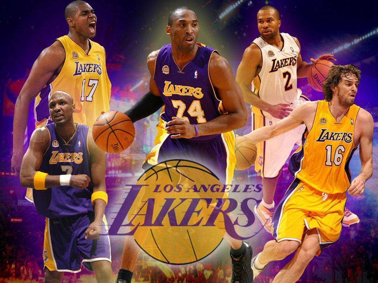 Download Los Angeles Lakers Best Players Wallpaper
