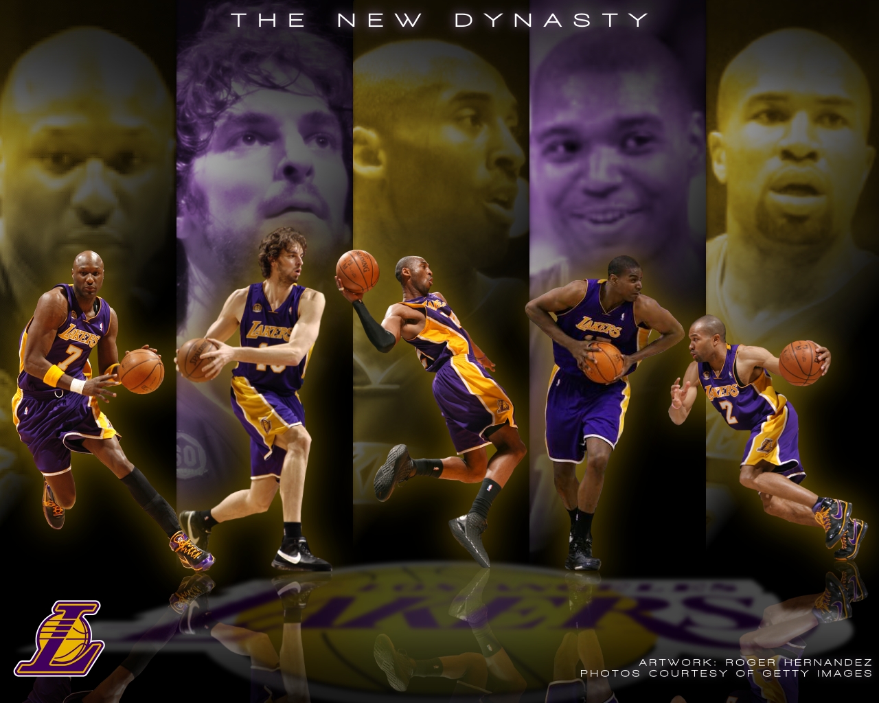 The Los Angeles Lakers Desktop Background collection