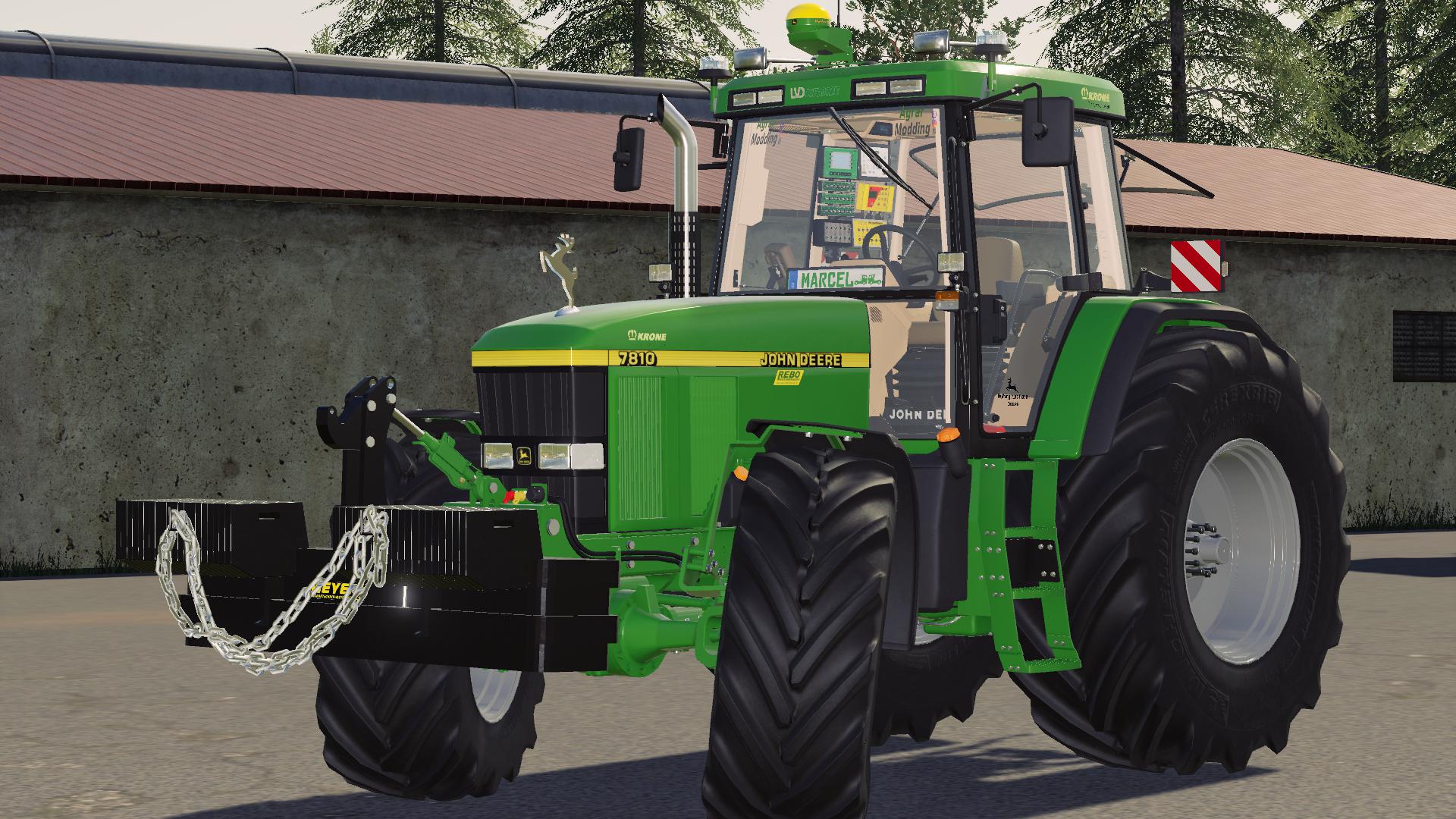 John Deere 7810 v3.0.0.0 FS19. Farming Simulator 19 Mod