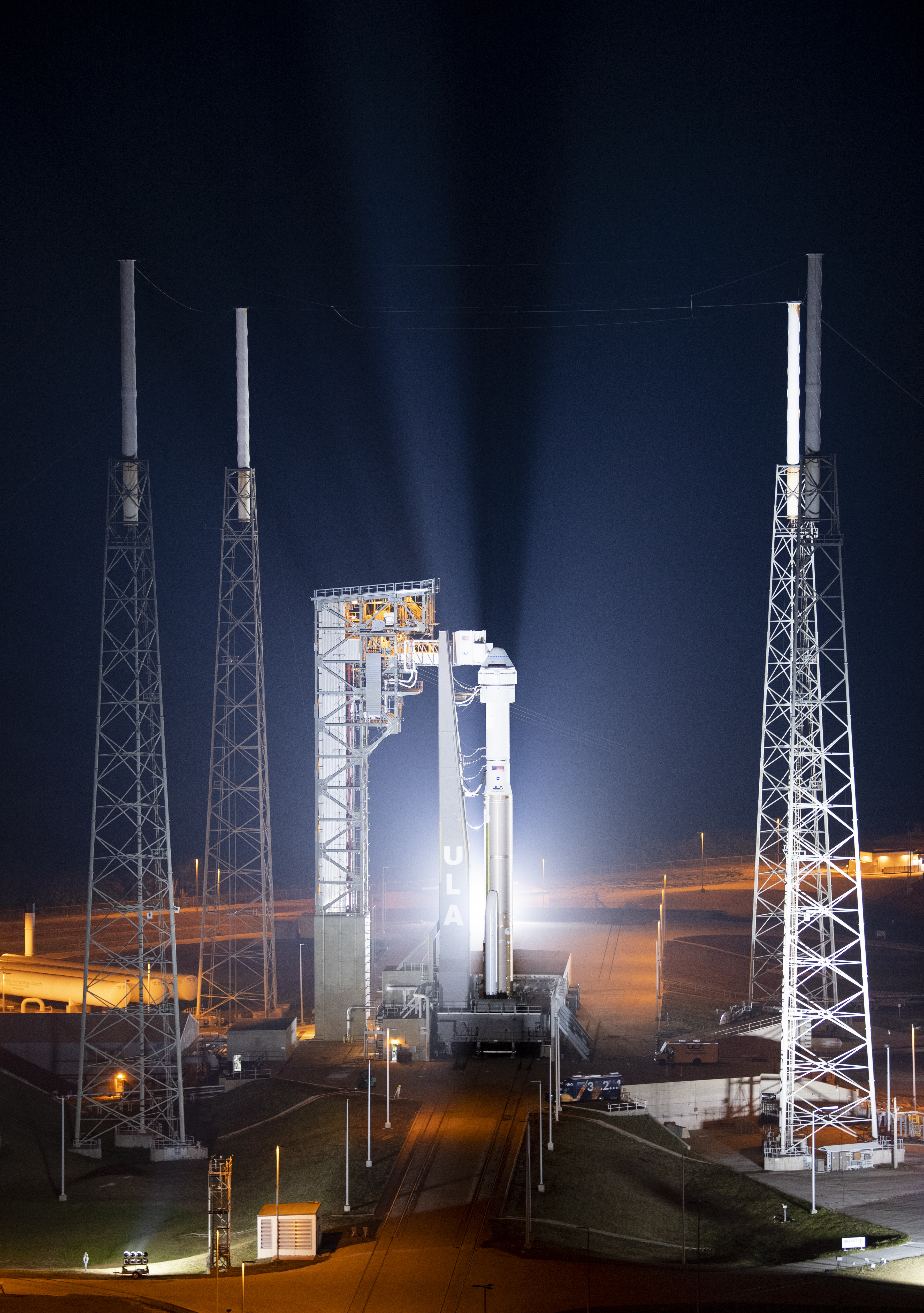 Boeing's Starliner on the Pad