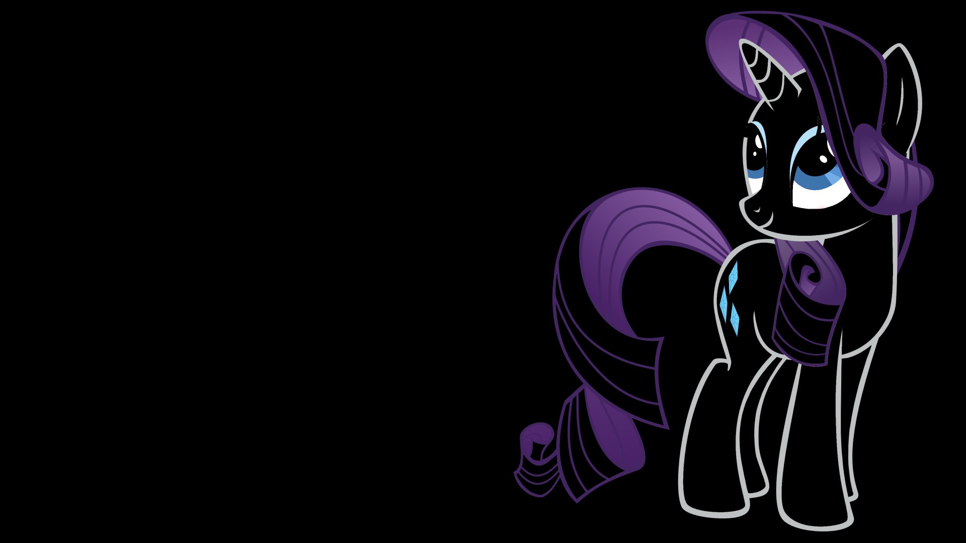 4K Rarity (My Little Pony) Wallpaper and Background Image