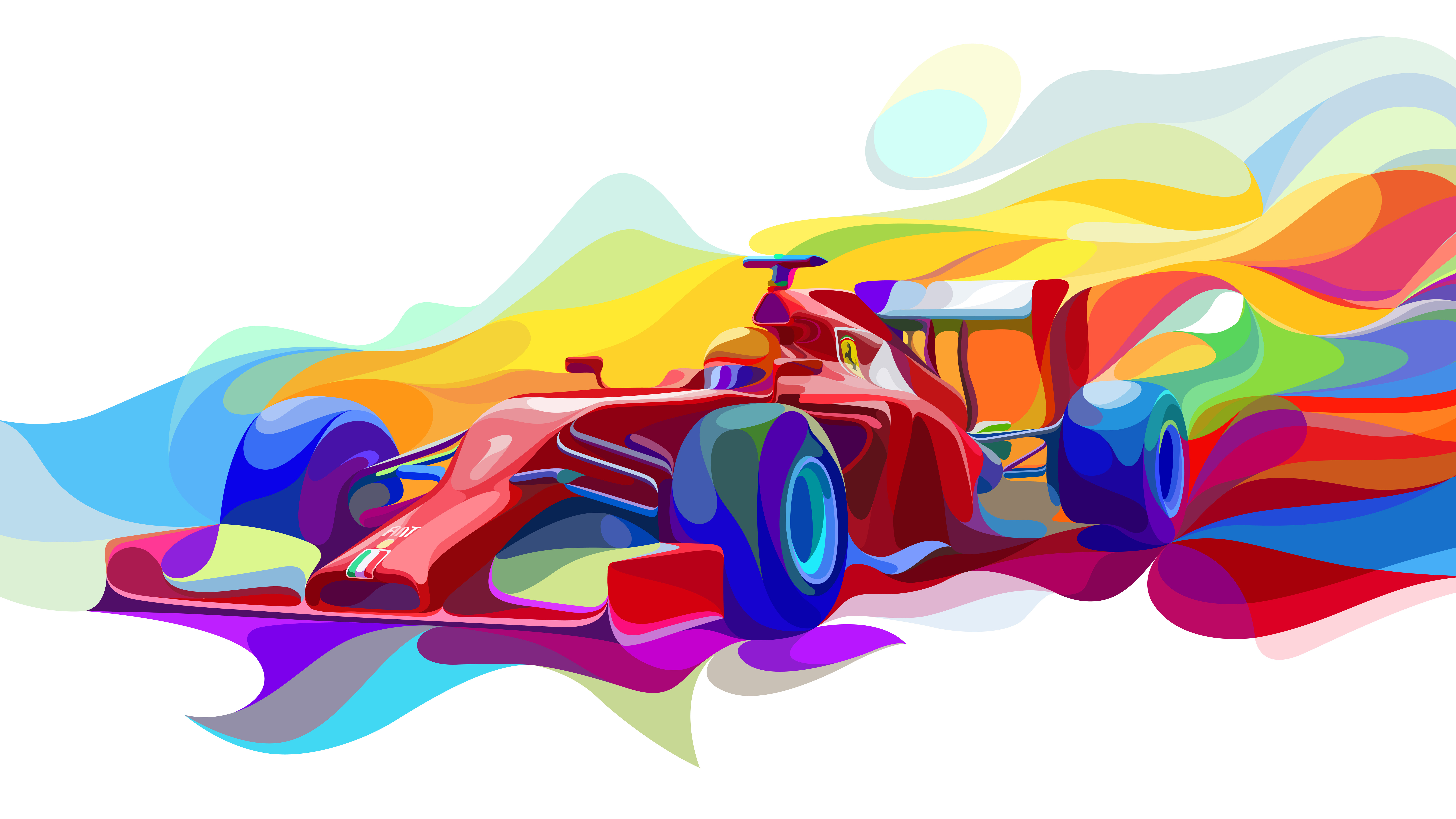 Neo futuristic, 8K, 4K, Ferrari, Formula One Gallery HD Wallpaper