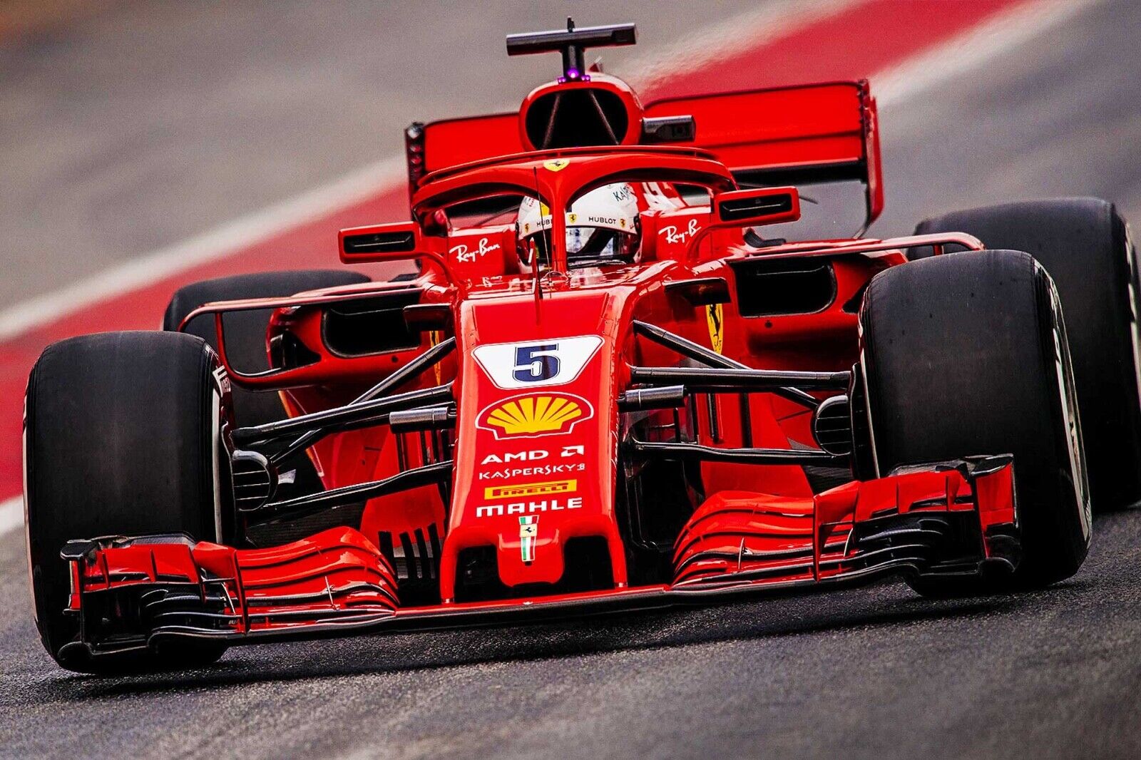 Ferrari F1 Formula One Automotive Car Wall Art Giclee Canvas Print Photo