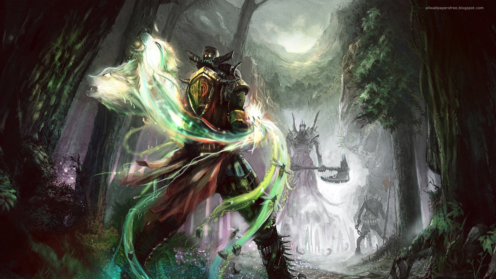 Fantasy Warrior HD Wallpaper