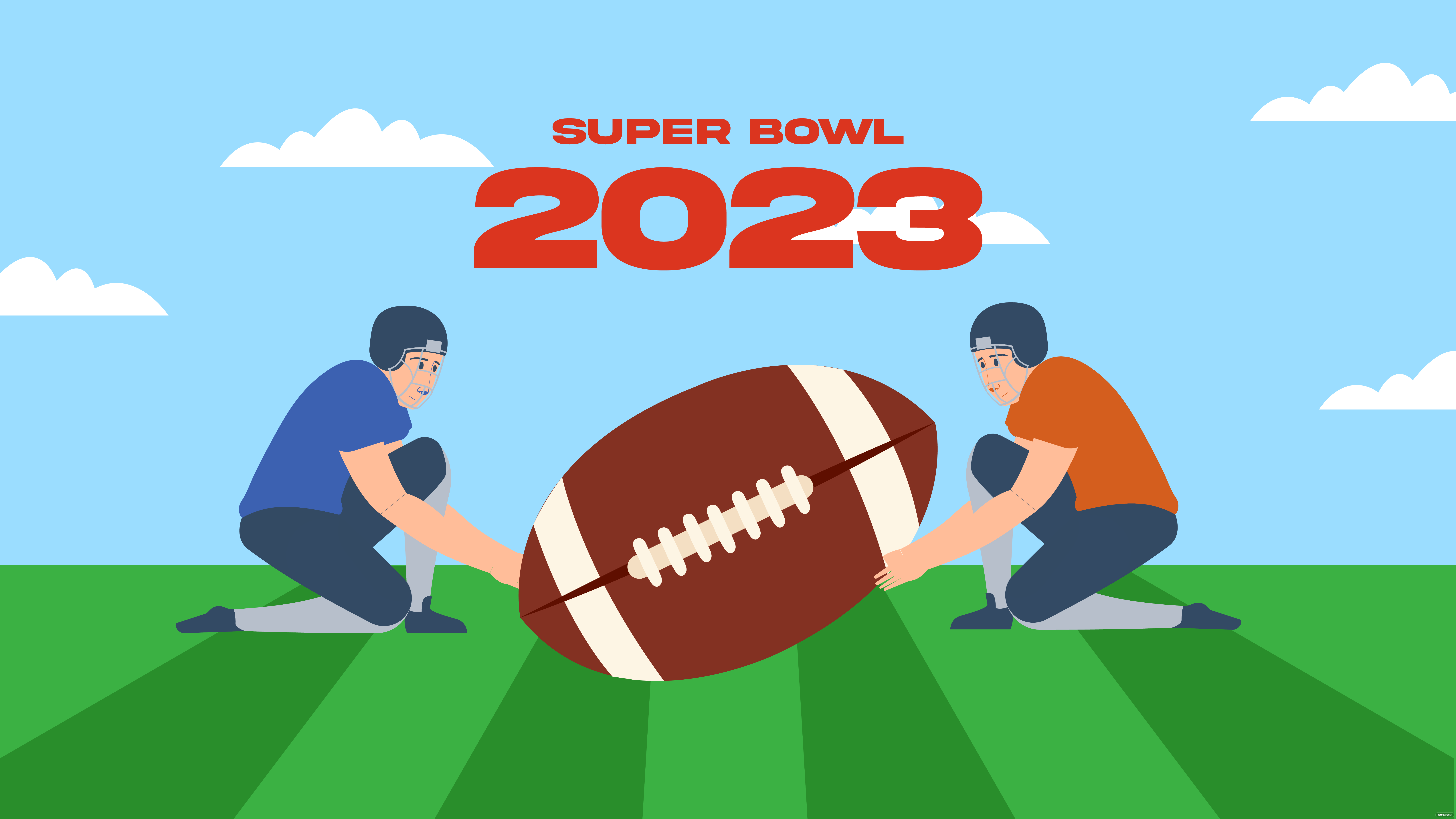 Super Bowl 2023 Background, Illustrator, JPG, PSD, PNG, PDF, SVG