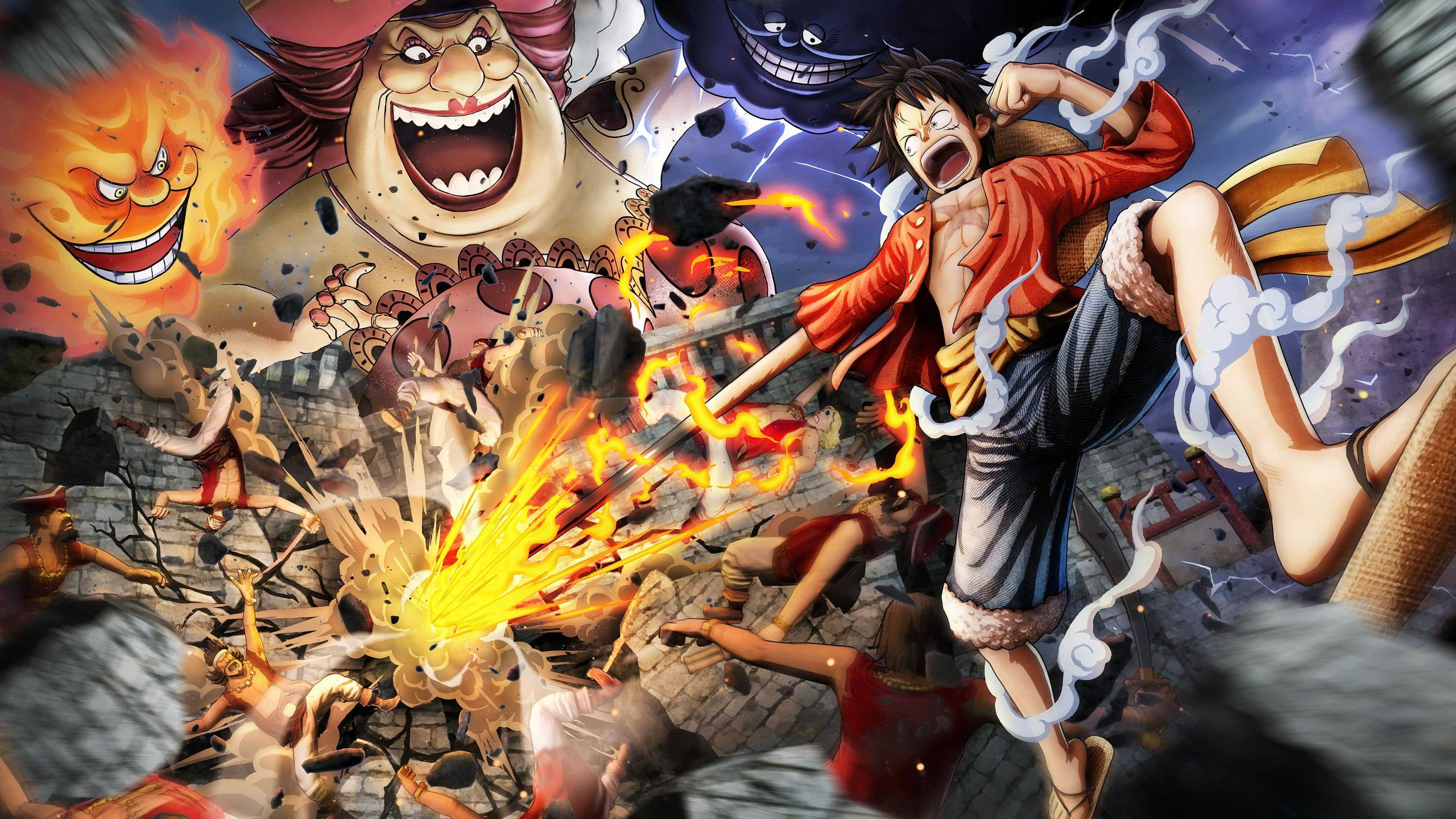 Anime One Piece 4k Ultra HD Wallpaper by RoninGFX