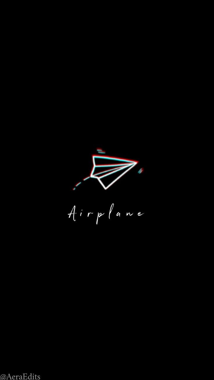 Paper Airplane. Dark wallpaper iphone