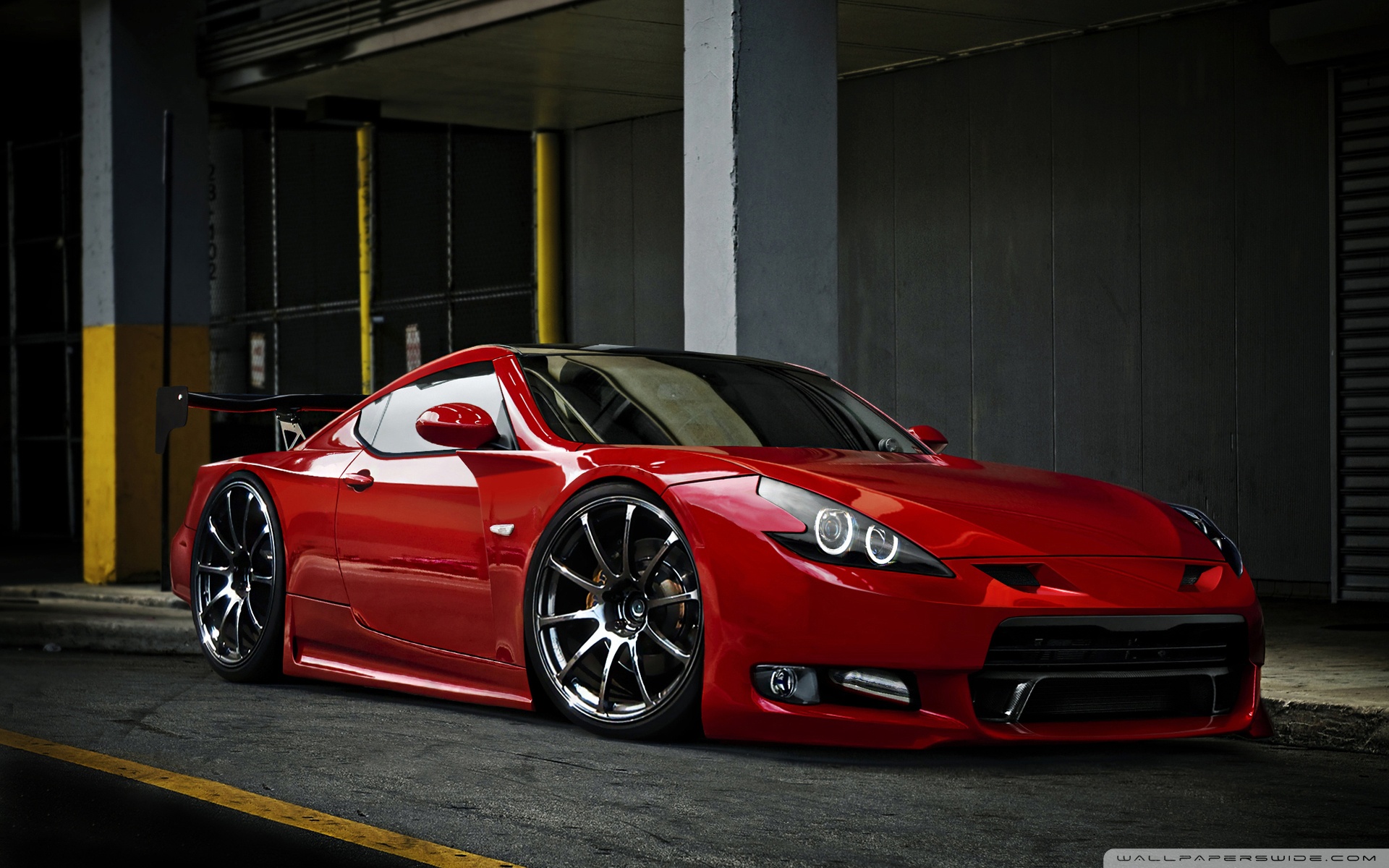 Red Nissan 370Z Ultra HD Desktop Background Wallpaper for 4K UHD TV, Tablet