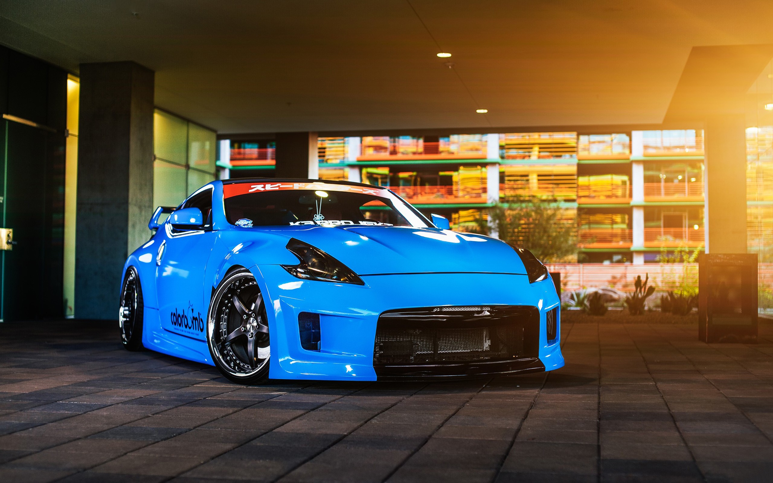 vehicle, car, Nissan 370Z, blue cars, Nissan Gallery HD Wallpaper