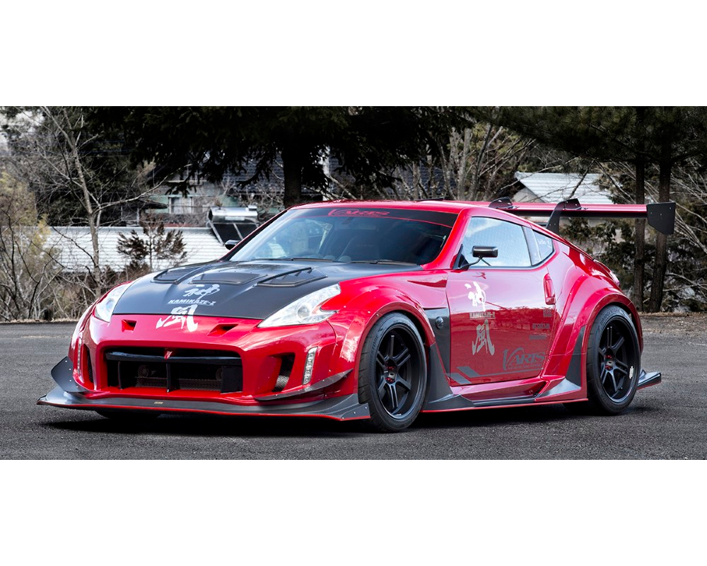 Varis Kamikaze Z Widebody Type D Full Aero Kit (FRP + Carbon) Nissan 370Z Z34 2009 2019