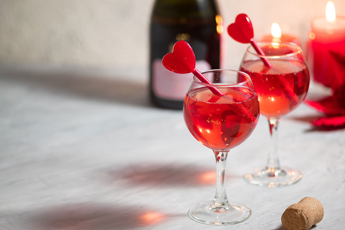 Make This Rosy Red Wine Cocktail for Valentine's Day