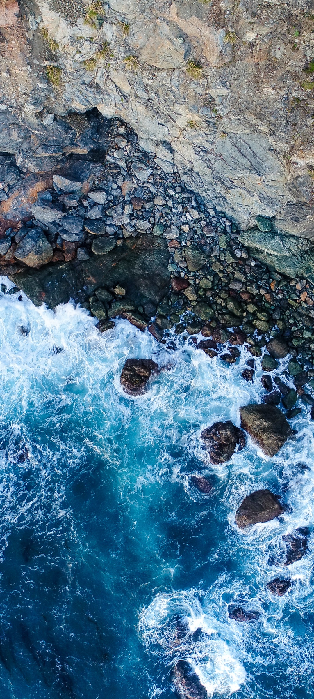 Rocky coast Wallpaper 4K, Big Sur, Aerial view, Nature