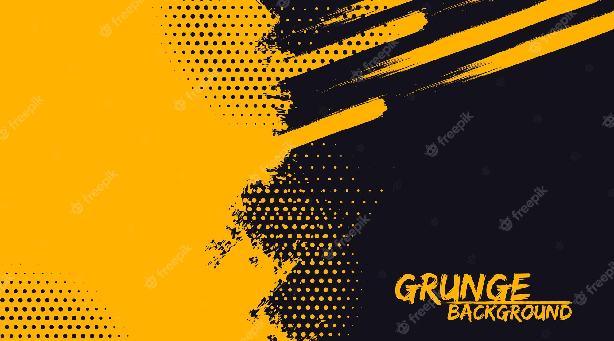 Yellow Grunge Image