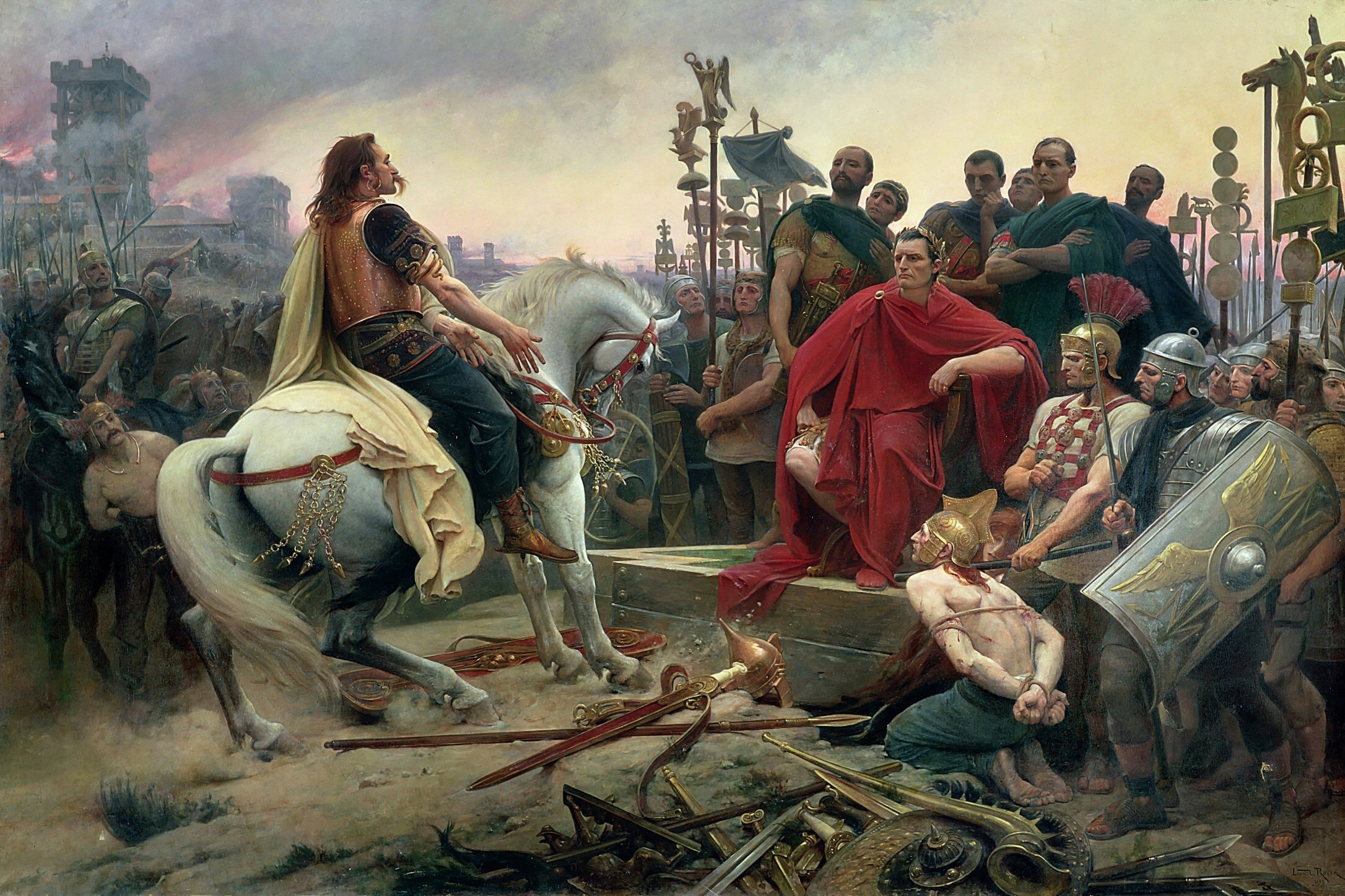 Wallpaper / roman empire, painting, Julius Caesar free download