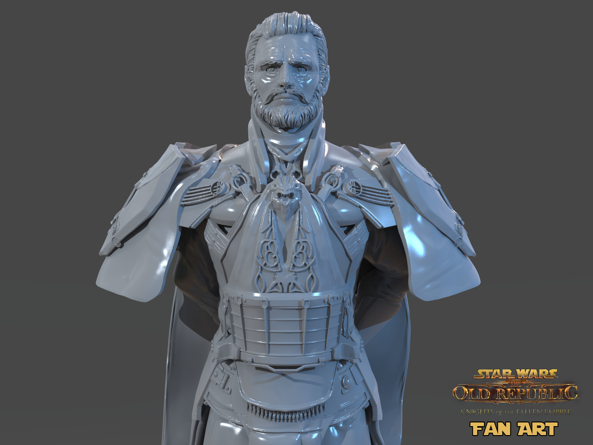 3D file Emperor Valkorion Sculpture 3D Print Full・3D printing model to download・Cults