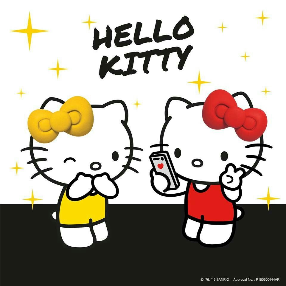 Hello Kitty & Mimmy:). Cosas de hello kitty, Hello kitty, Dibujos bonitos