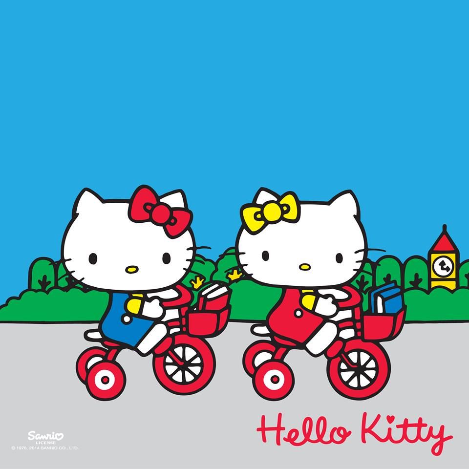 Hello Kitty and Mimmy. Hello kitty background, Sanrio hello kitty, Kitty
